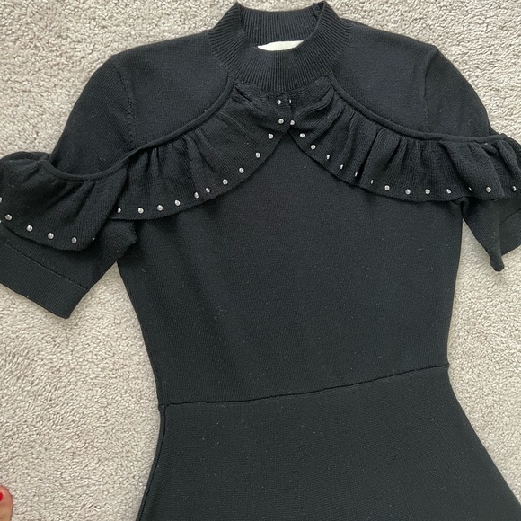 Kate Spade Sweater Black Dress Size XXS - Picture 2 of 3